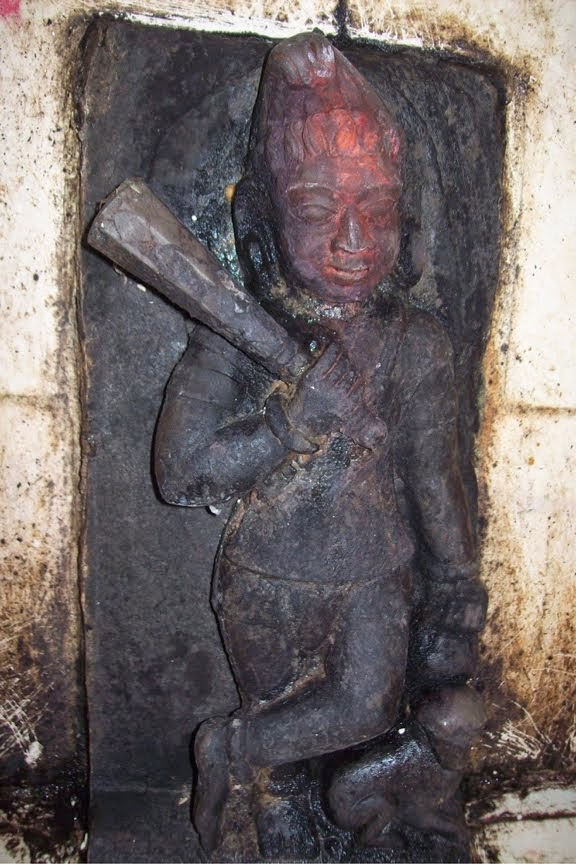 Bhairav ​​statue kameshwar Dham Karon Ballia U.P.