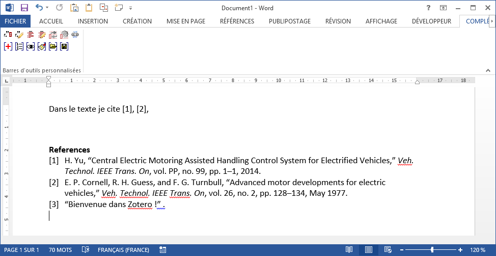 TUTORIAL BibTeX, Zotero et gestion des