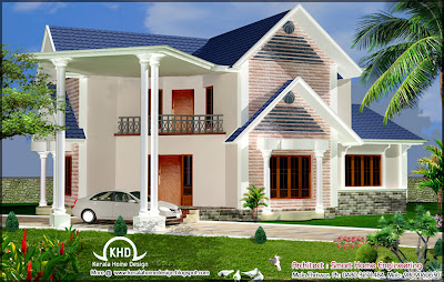 House Elevation Design - 223 Square Meter (2400 Sq. Ft) - August 2011