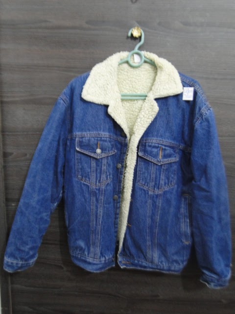 jaqueta jeans acolchoada