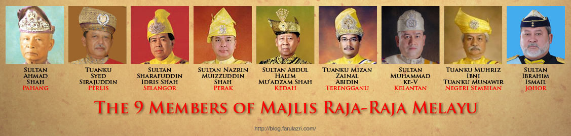 Raja Raja Senarai Nama Sultan Setiap Negeri Di Malaysia 2020