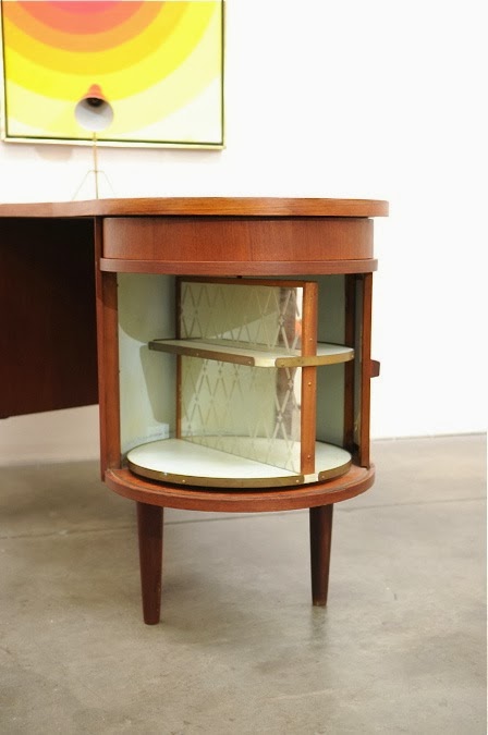 Mad For Mid Century Kai Kristiansen Desk With A Bar
