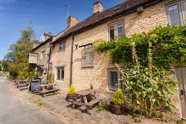 Cotswold pub the Maytime Inn in the village of Asthall by Martyn Ferry Photography