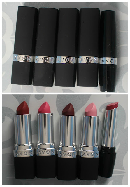 Avon Lipsticks Photographs of the lipsticks that I have bought from Avon Recently