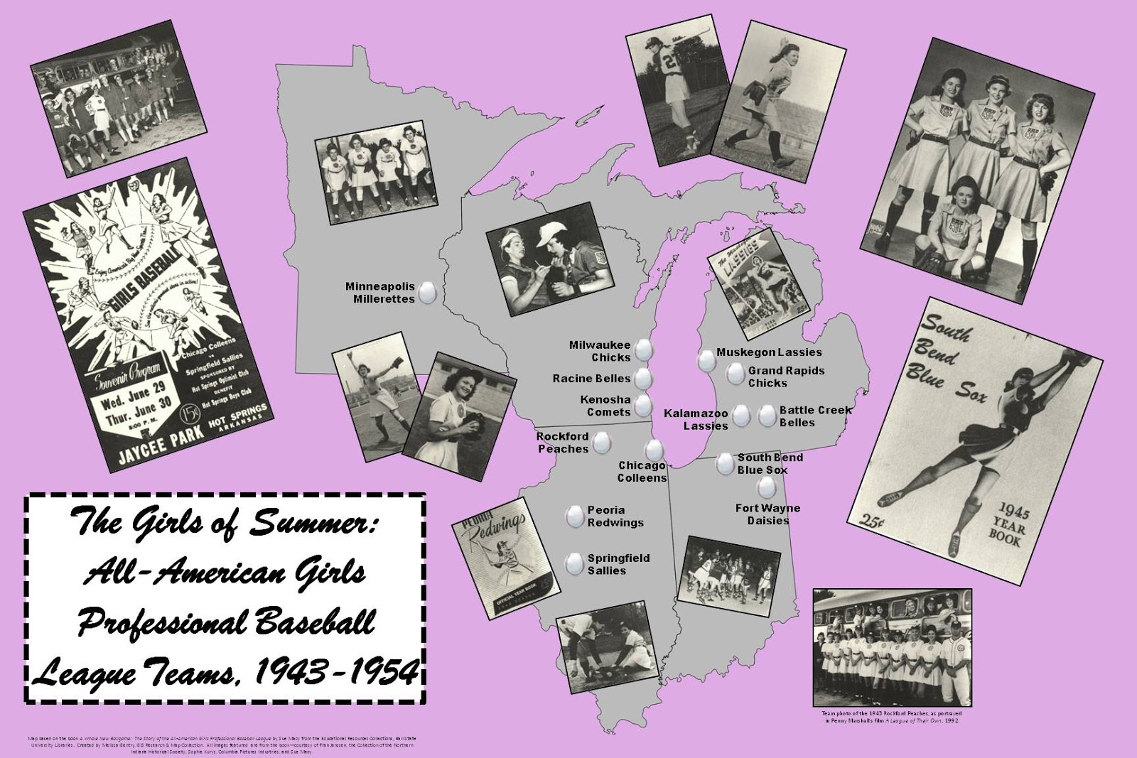 GIS Research and Map Collection Baseball Maps Available from Ball