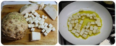 sedano rapa saltato sedano rapa saltato