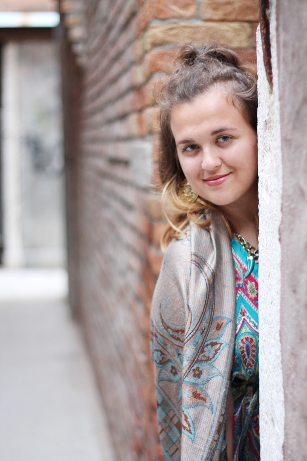 Fashamorphosis Backless Dress + Green Bag.