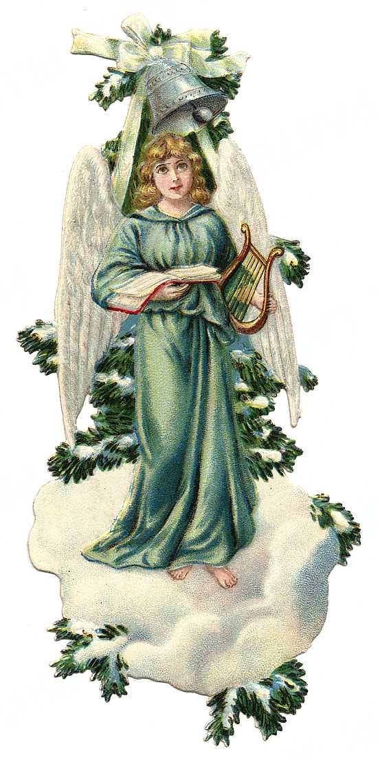 free clip art of christmas angels - photo #35