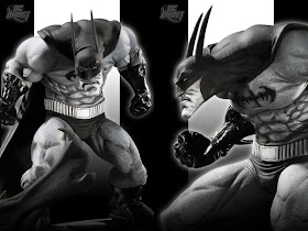 DC Direct - Batman: Black & White Statue by Sam Kieth
