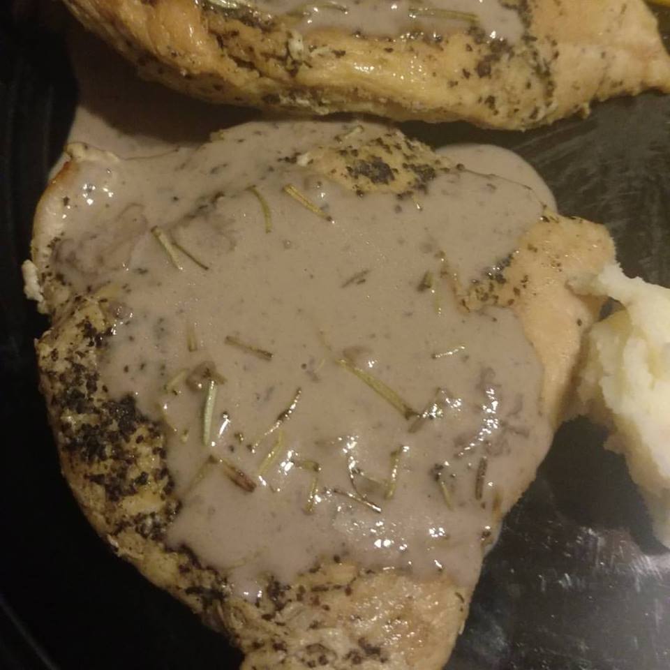 Diana's Recipe Corner Chicken with Red Wine Cream Sauce