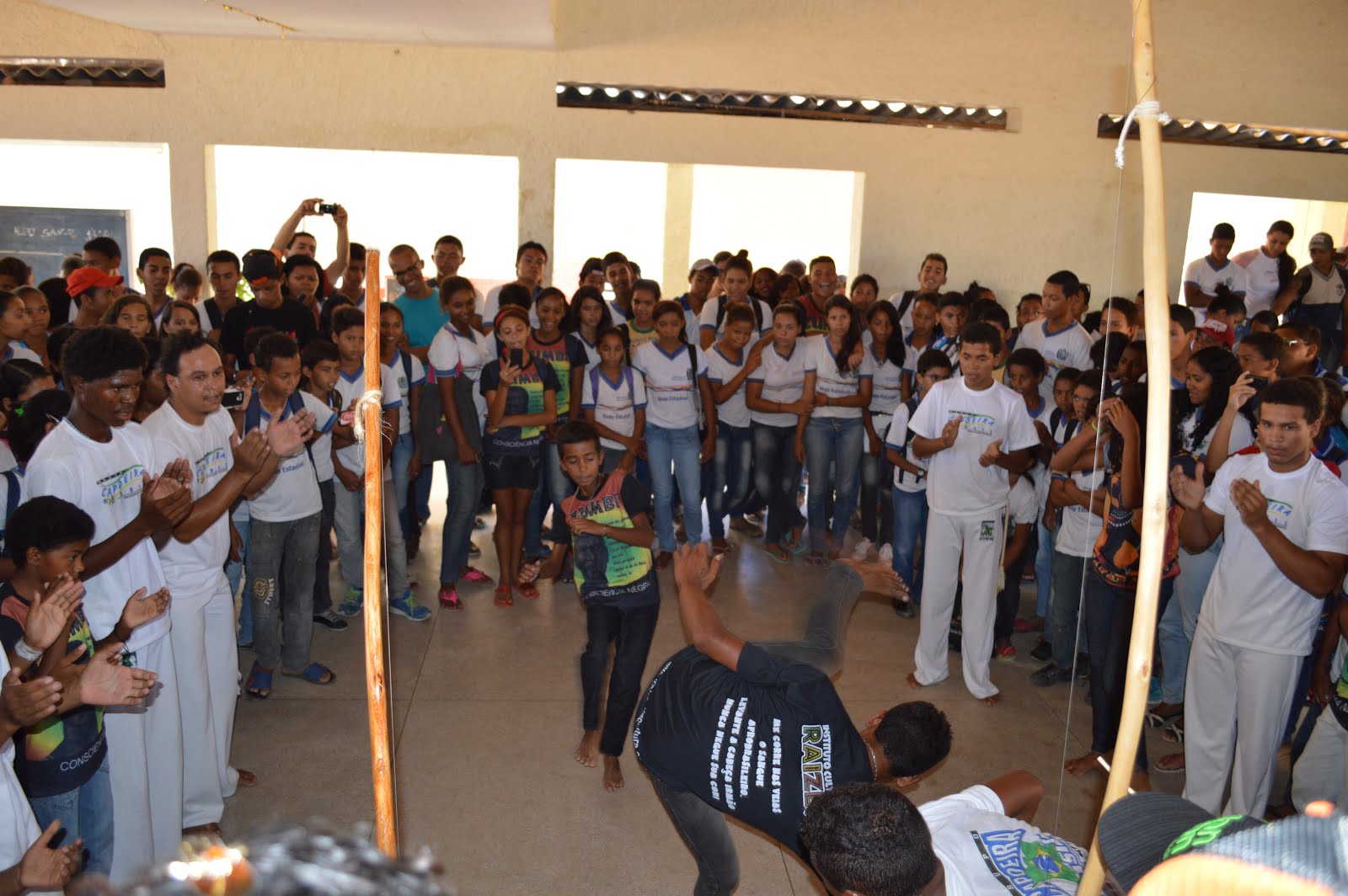 Apresentação de Capoeira, dia 28/11/2014