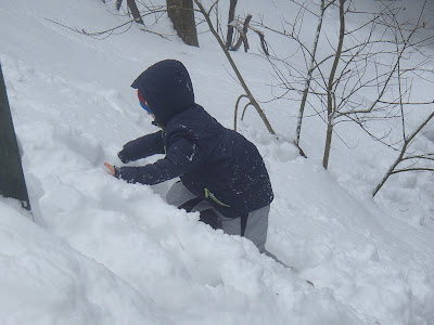 zima na Babiej Górze, zimowy spacer, walka na śnieżki, zabawa na śniegu