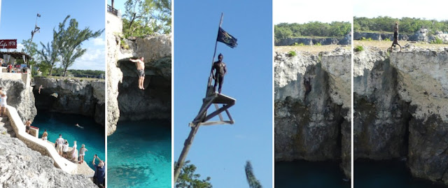 Jamaika, Rick's Café Negril - Klippenspringer Jamaika, Rick's Café Negril - Klippenspringer