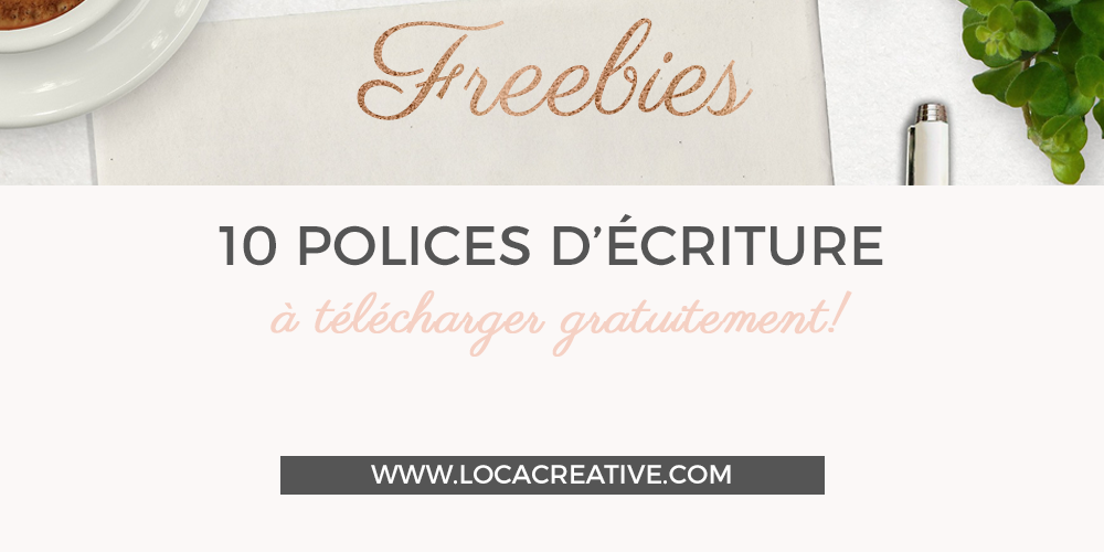 10 polices script gratuites à télécharger 10 polices script gratuites à télécharger
