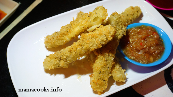 Retro KTV - Bacolod restaurant mozarella sticks