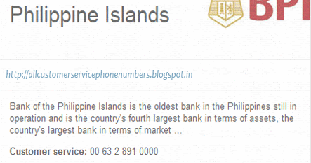 Bpi forex contact number