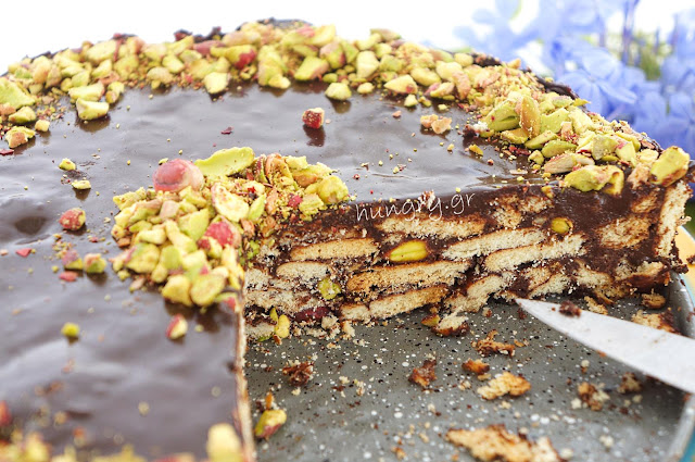 Mosaic Chocolate & Biscuit Cake