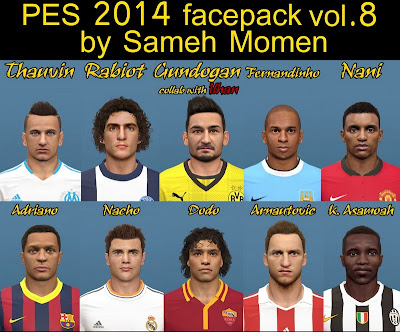PES 2014 Facepack vol. 8 by Sameh Momen
