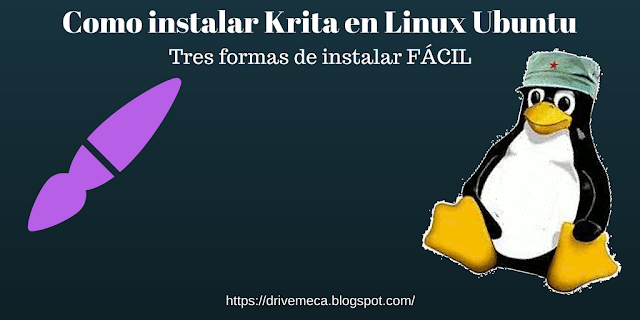 Como instalar Krita en Linux Ubuntu Como instalar Krita en Linux Ubuntu