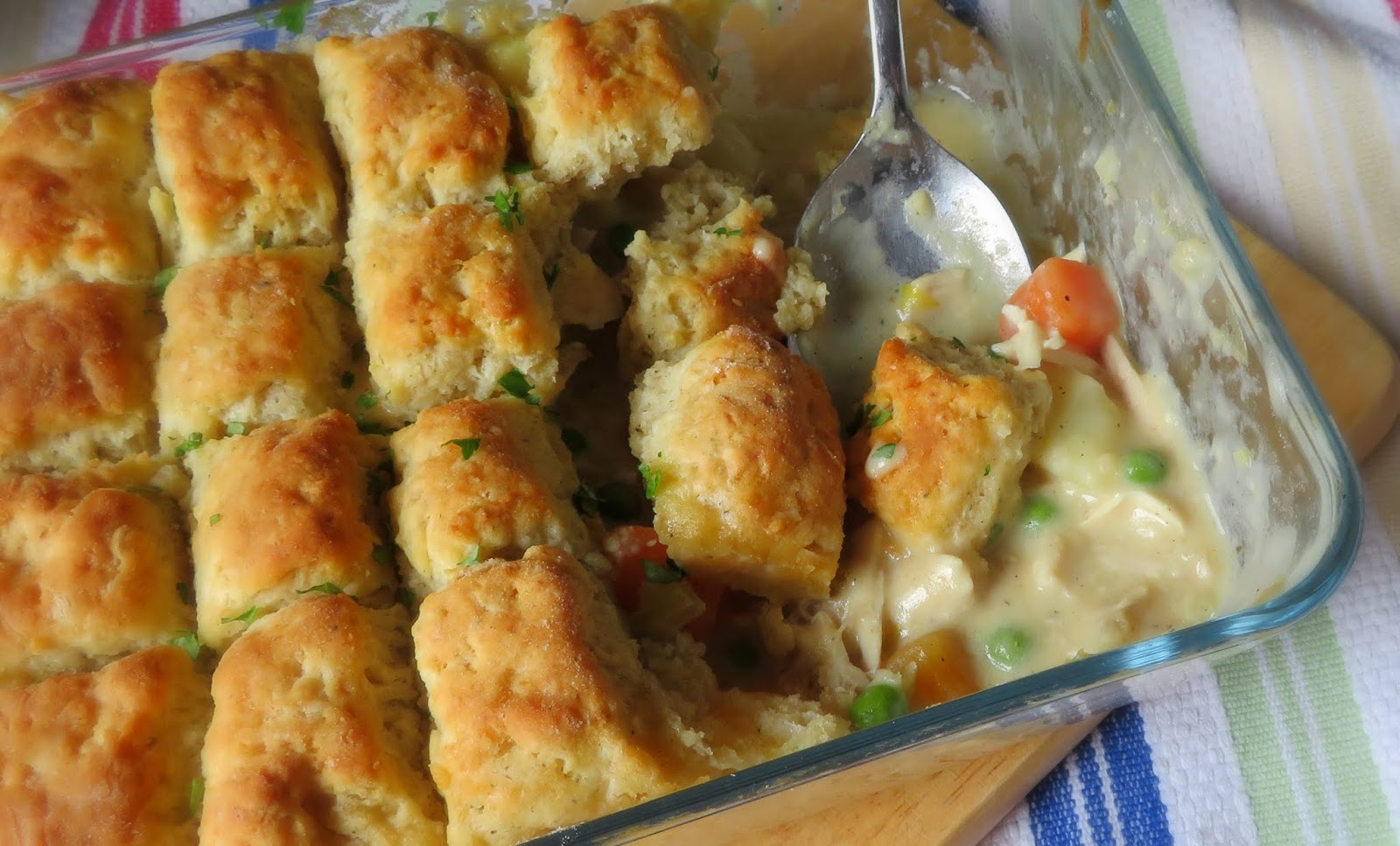 Creamy Chicken & Butter Biscuits The English Kitchen