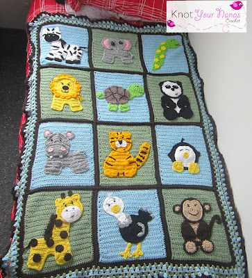 Crochet Zoo Blanket