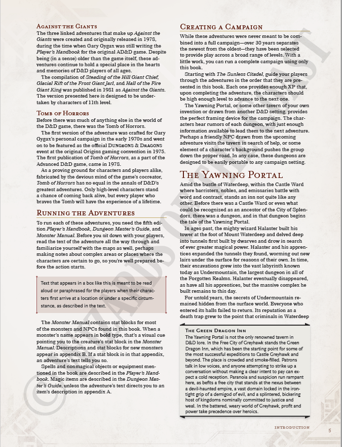 tales from the yawning portal maps oakhurst