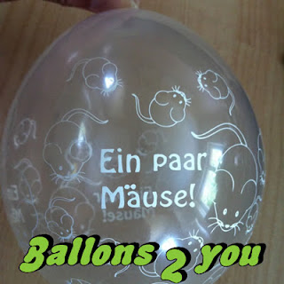  Ein paar Mäuse! 10 Luftballons - 12,5cm