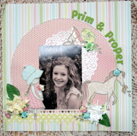 Prim & Proper Kit 25 1 layout and 2 cards