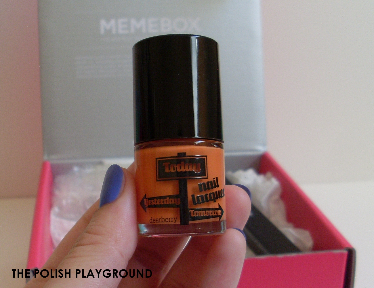 Memebox Colorbox #2 Orange Unboxing - Dearberry Today Nail Lacquer #20 Fantasy