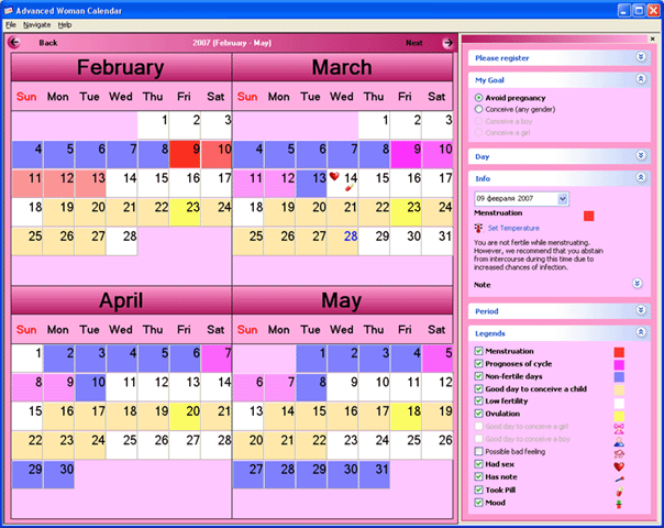 How To Conceive A Girl By A Ovulation Calendar 
