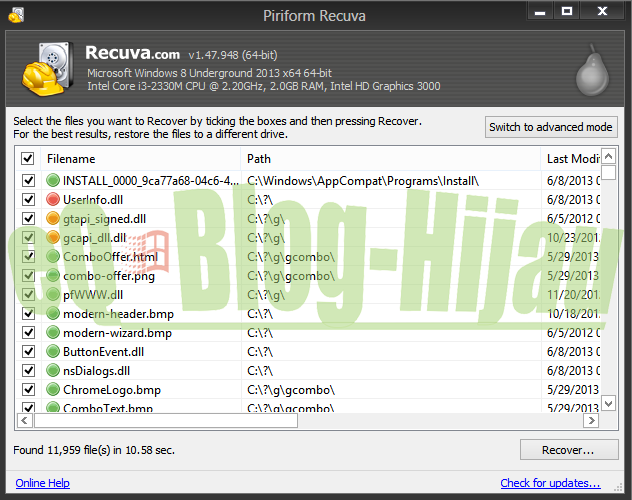 recuva recovery software full version