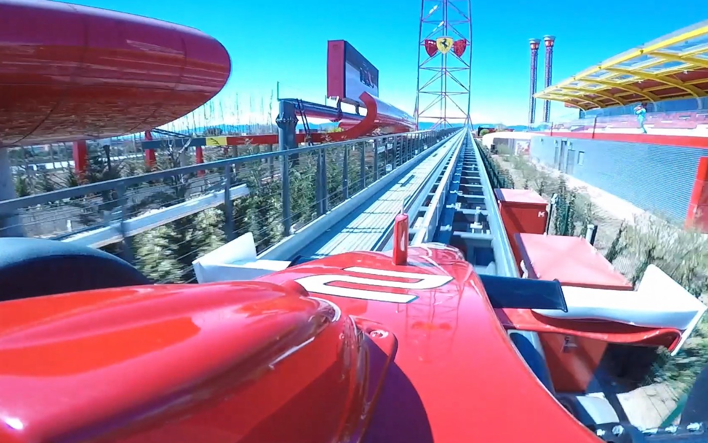 Ferrari Land Vitesse Red Force All About Car