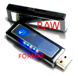 mengatasi flashdisk jadi raw