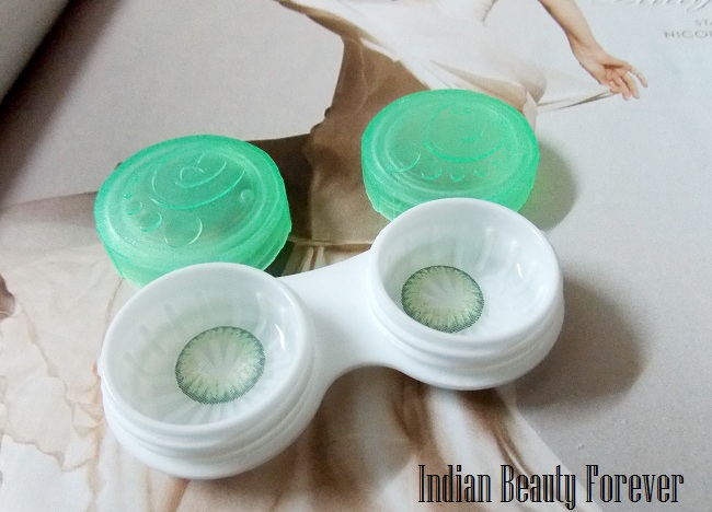 GEO Tri color contact lenses in Green Review