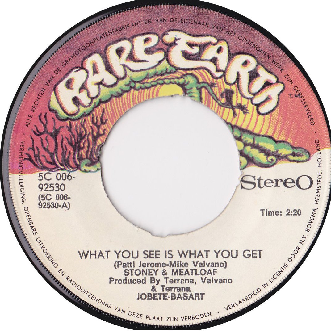 Meat Loaf Vinyl, Singles 7"/12" and other stuff Stoney & Meatloaf