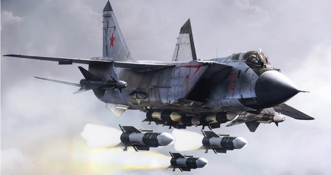 Ρωσία: Πολεμικά πλοία και μαχητικά MiG-31 σε νέα άσκηση πυρών [vid]