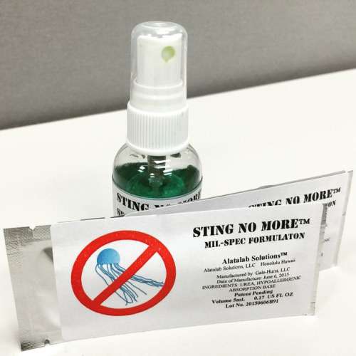 Tropical Synapses What works best for jellyfish stings?