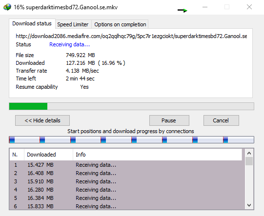 Tes download 4G LTE via IDM Tes download 4G LTE via IDM
