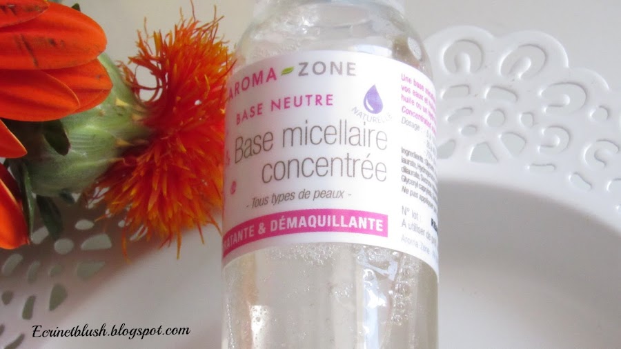 MON EAU MICELLAIRE (home made) Ecrin et blush