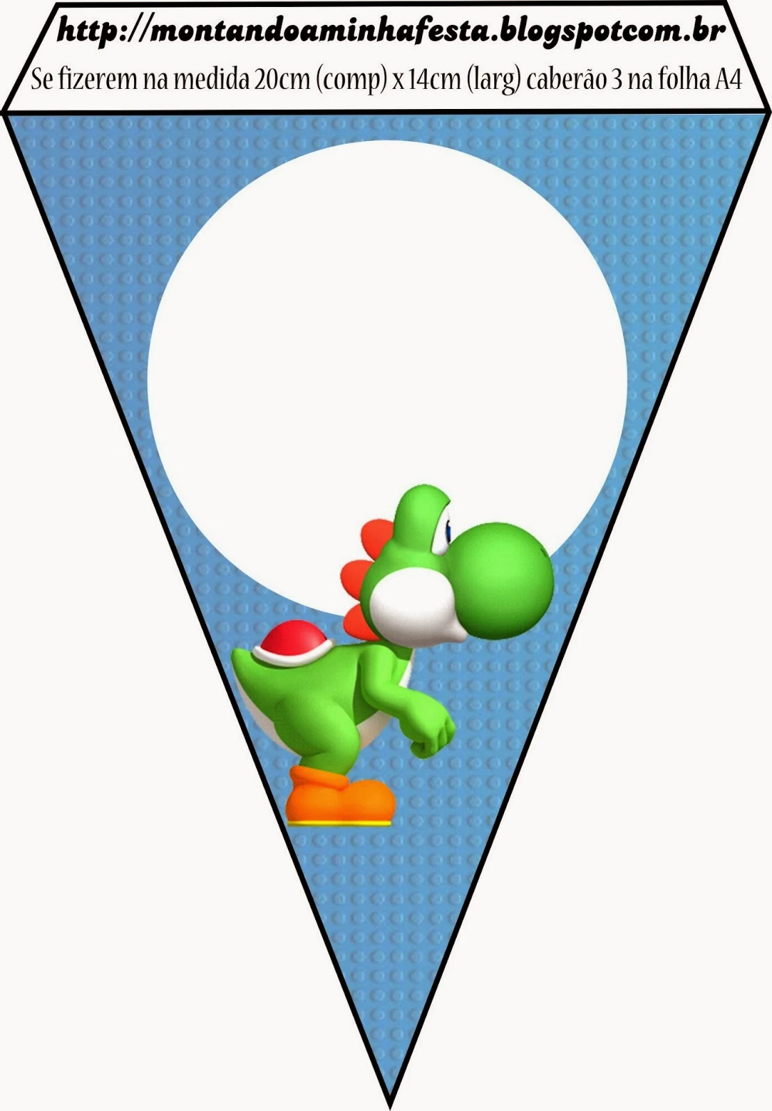GRATIS] Invitación Mario Bros Yoshi, Editable
