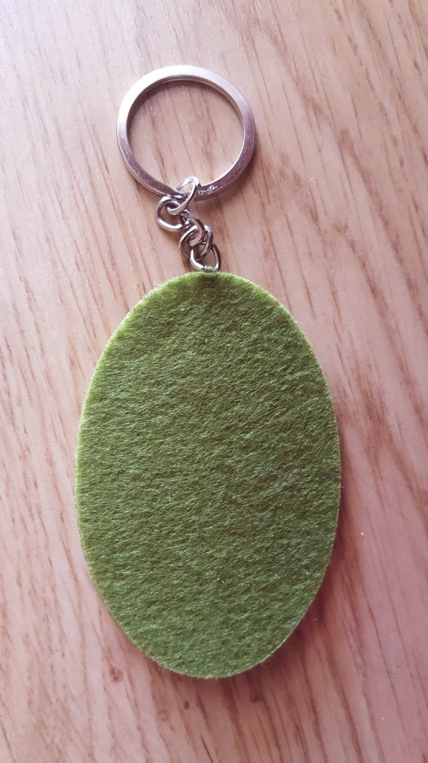 Felt initials key chains |Keeping it Real