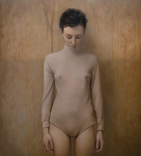 For 30 years he has been painting young and mysterious nude female... 