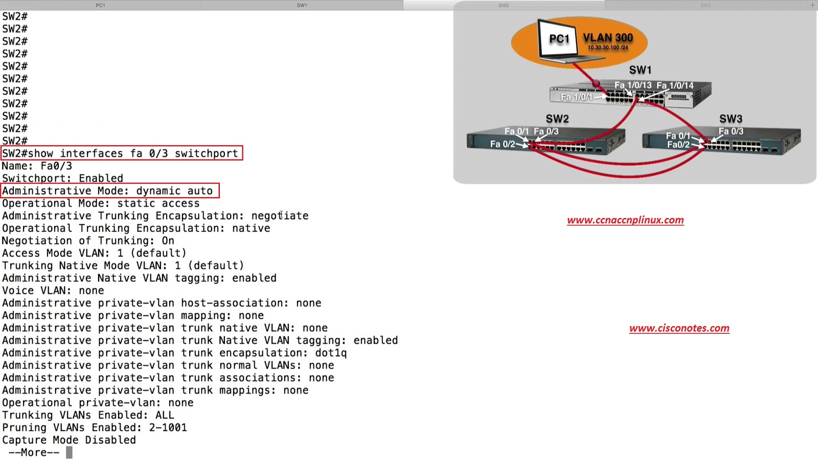 TroubleShooting IEEE 802.1Q Trunks Best Cisco CCNA CCNP and Linux