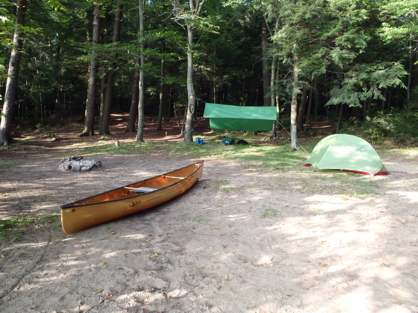 FLOODWOOD PONDS & FISH CREEK canoeing, hiking and camping