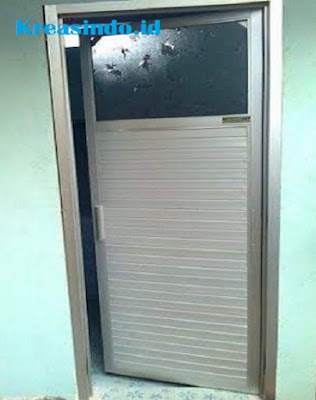 pintu aluminium panel untuk kamar