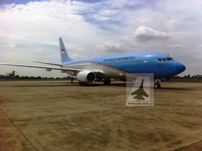 Pesawat Kepresidenan RI Mendarat di Bandara Halim ...