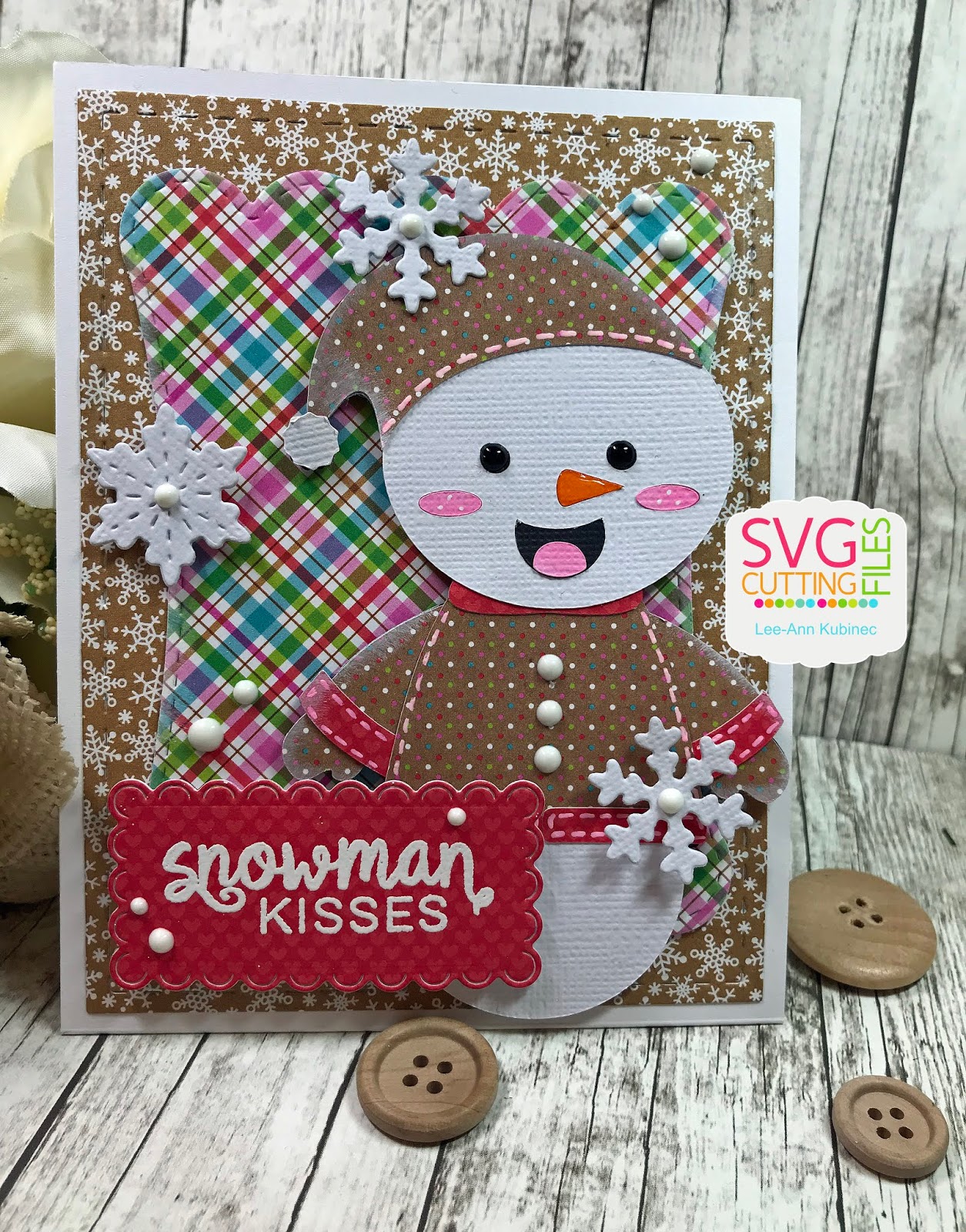 Snappy Scraps Snowman Kisses!