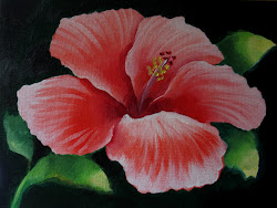acrylic flower painting hibiscus single acrylics flowers canvas bloom undefined tattoo paintingvalley ide