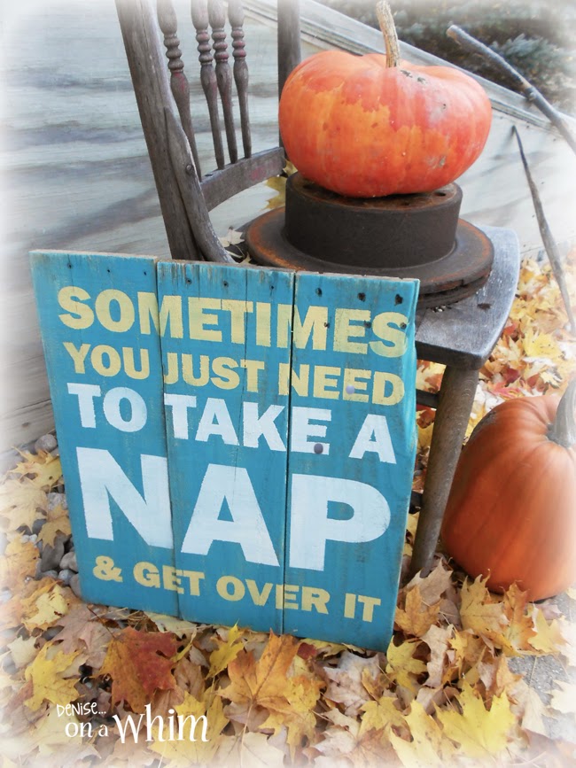 Sometimes You Just Need To Take a Nap Pallet Wood Sign from Denise on a Whim