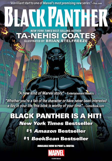 BLACK PANTHER by Ta-Nehisi Coates & Brian Stelfreeze is #1! 